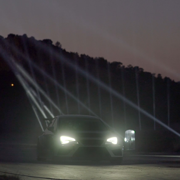 Cupra Race Track Light Show