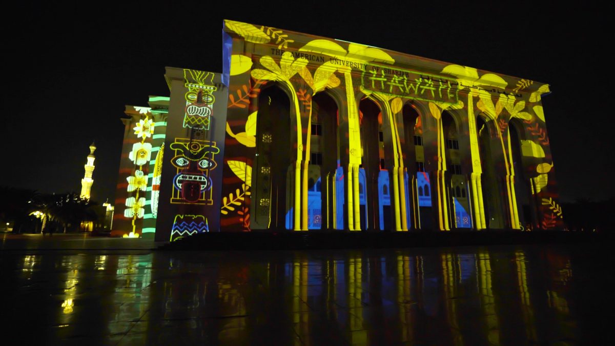 American University of Sharjah, Sharjah Light Festival 2020 - Tigrelab